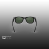 Ray-Ban Wayfarer (Gen 2) Глянцевый Чёрный с Прозрачно-Графитовыми-Зелёными Линзами (Transitions Graph Green)
